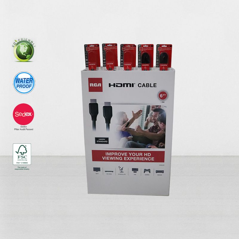 Cardboard Display Dump Bins For Electronic Retail Sale