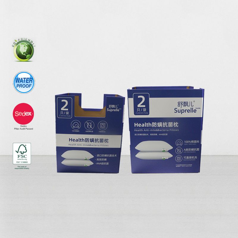 Supermarket Pallet Store Display Large Carton Dump Bin For Pillow