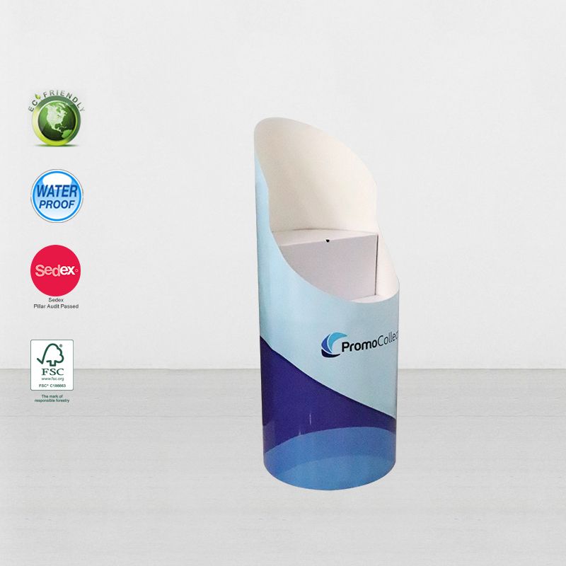 Cardboard Carton Retail Display Dump Bins For Promotion