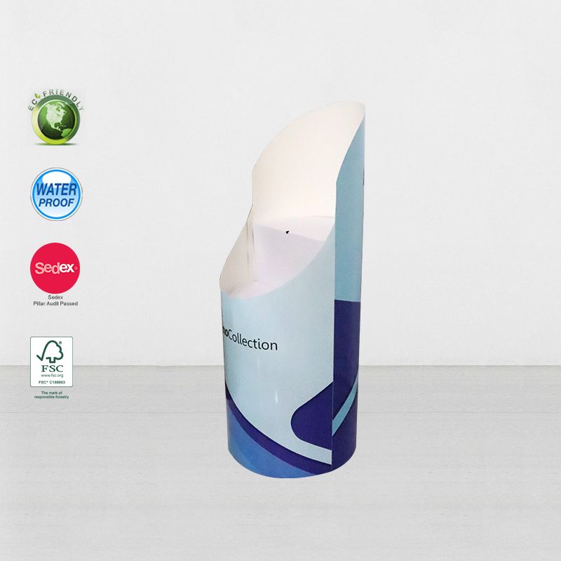 Cardboard Carton Retail Display Dump Bins For Promotion