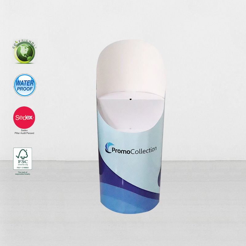 Cardboard Carton Retail Display Dump Bins For Promotion