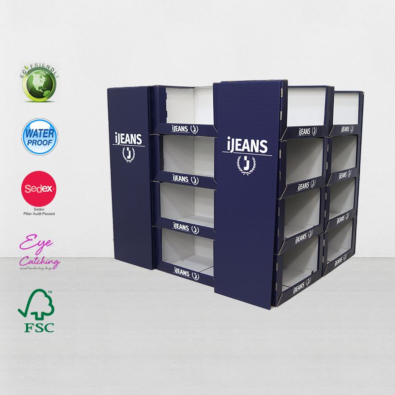 cardboard display rack