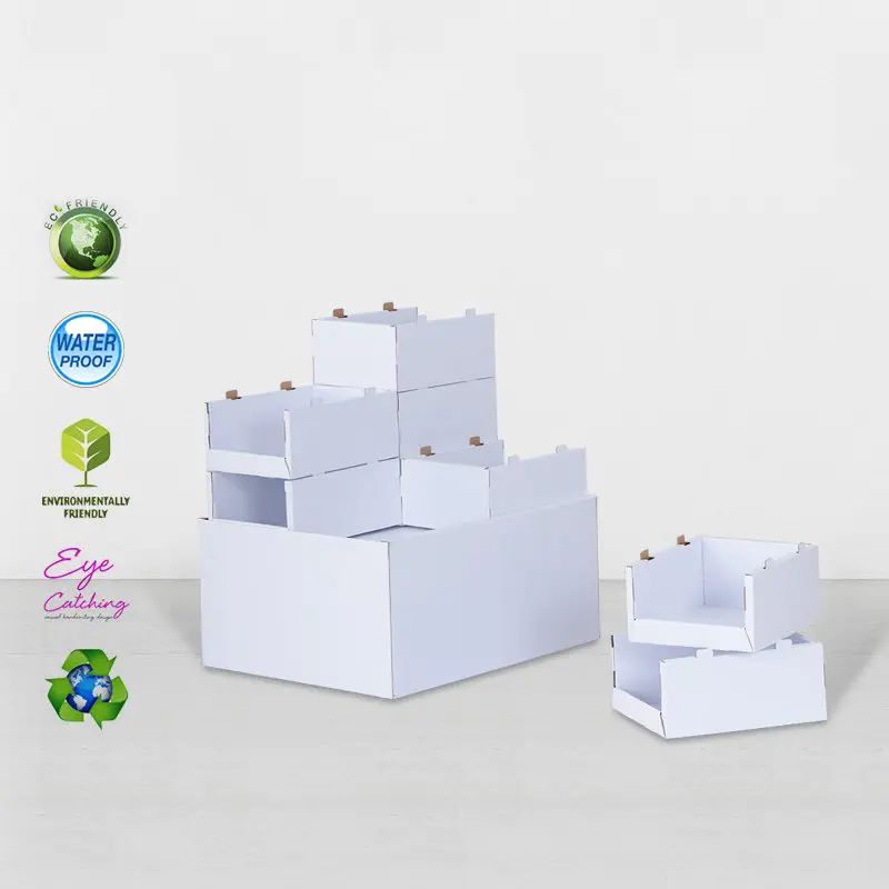 corrugated cardboard display rack