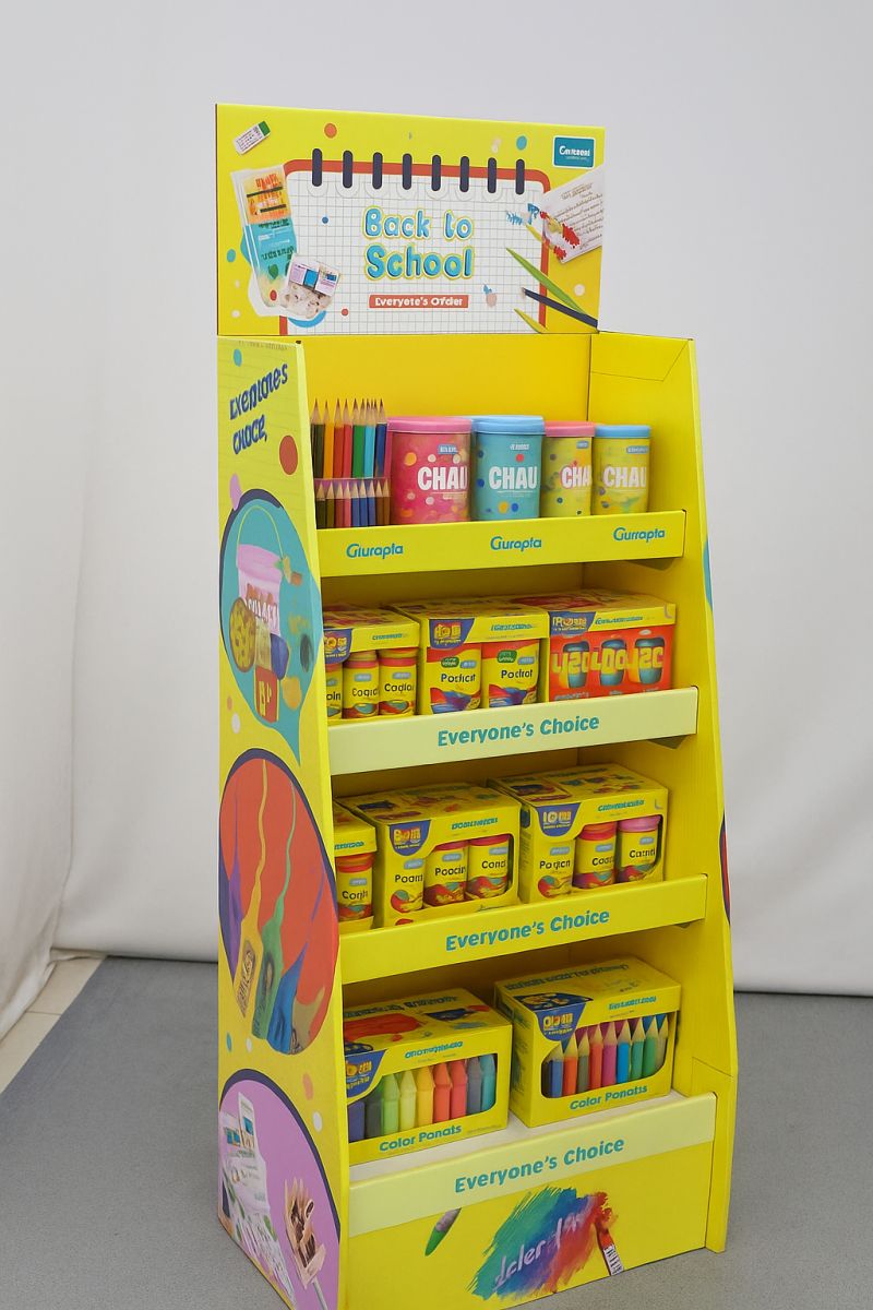 3 tier cardboard display