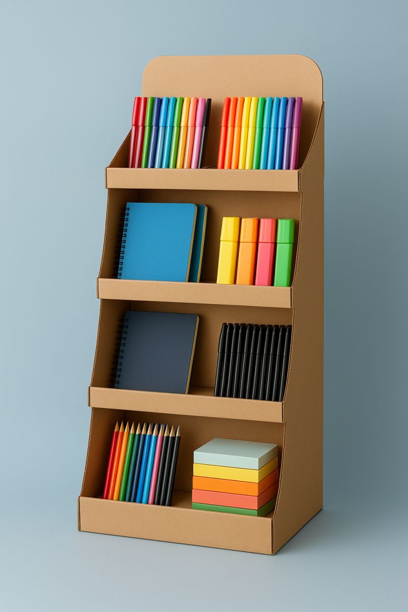 3 tier cardboard display