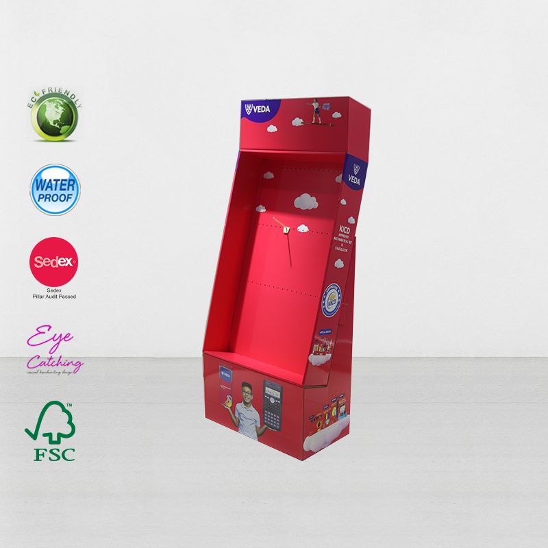 corrugated cardboard display