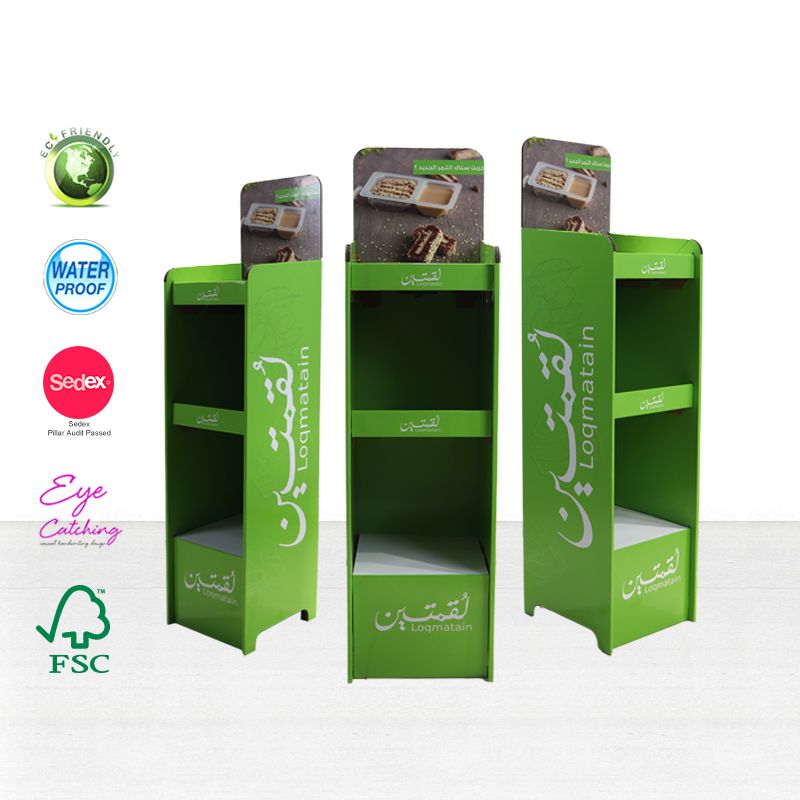 corrugated cardboard display