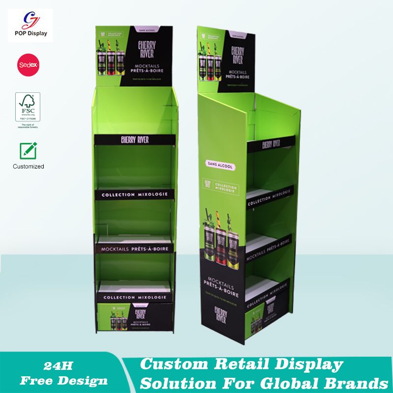 Beverage Display Rack