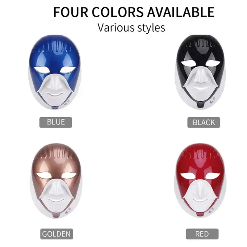 Wireless 7 Colors LED Light Therapy Beauty Face Mask