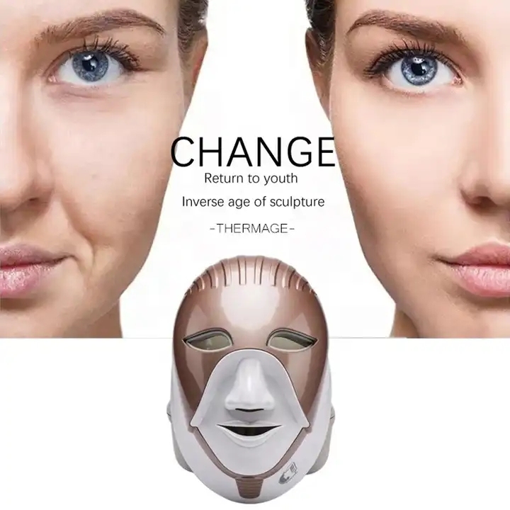 Wireless 7 Colors LED Light Therapy Beauty Face Mask
