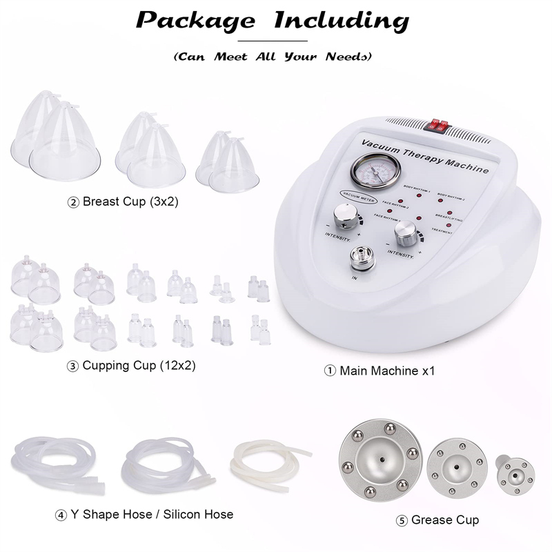 Vacuum Breast Butt Lifting Machine With Suction Pump