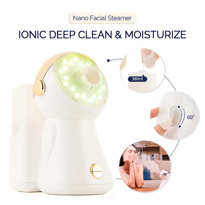 Vaporizador facial nano iônico profissional e umidificador