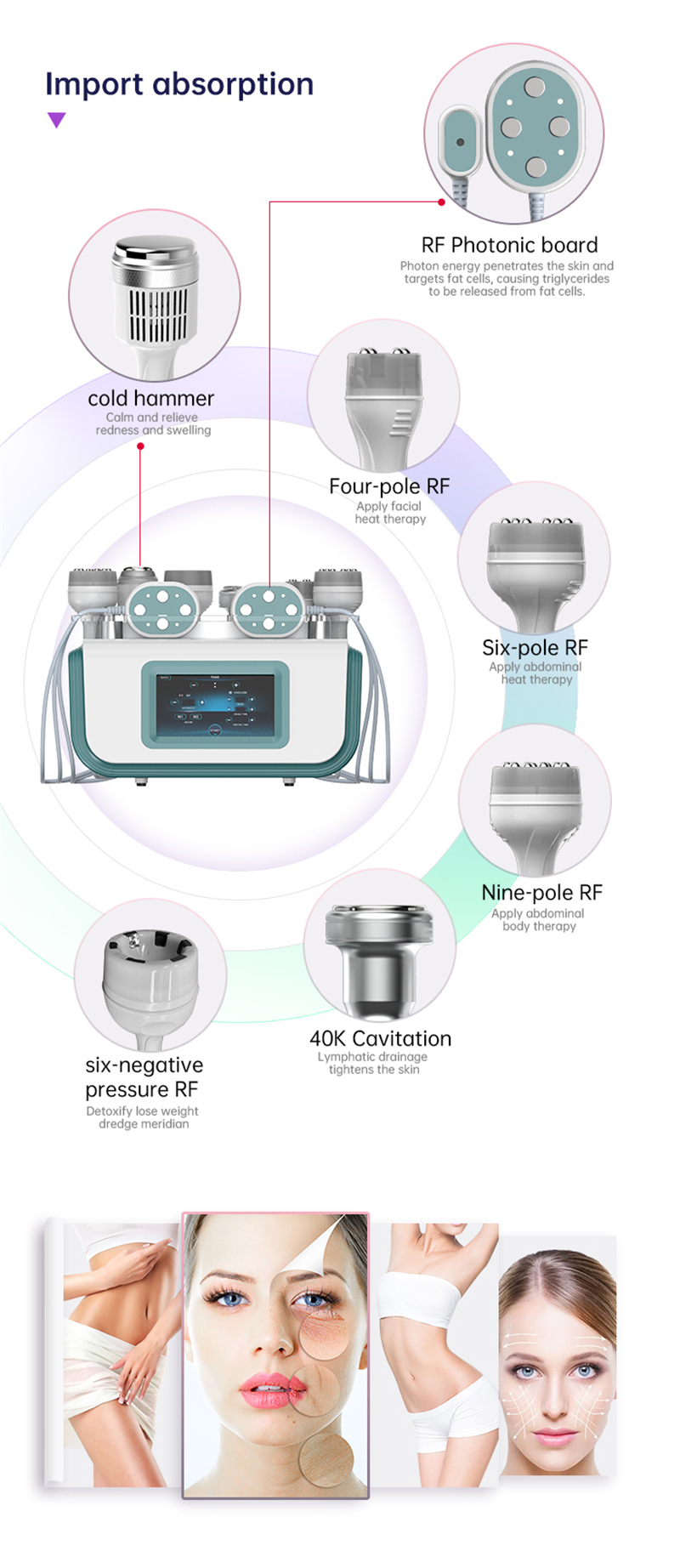 laser lipo cavitation machine