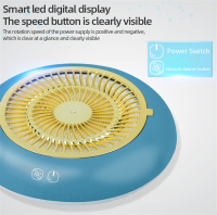 2 in 1 Vacuum Fan Nail Dust Collector with Nail Drill