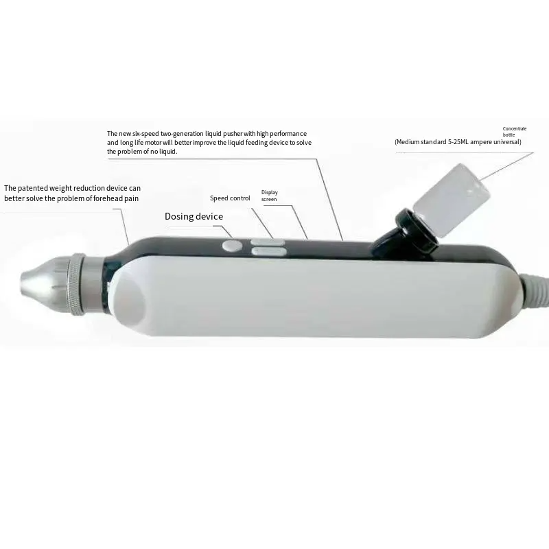 High Pressure Jet Peel Oxygen Water Mesotherapy Facial Machine
