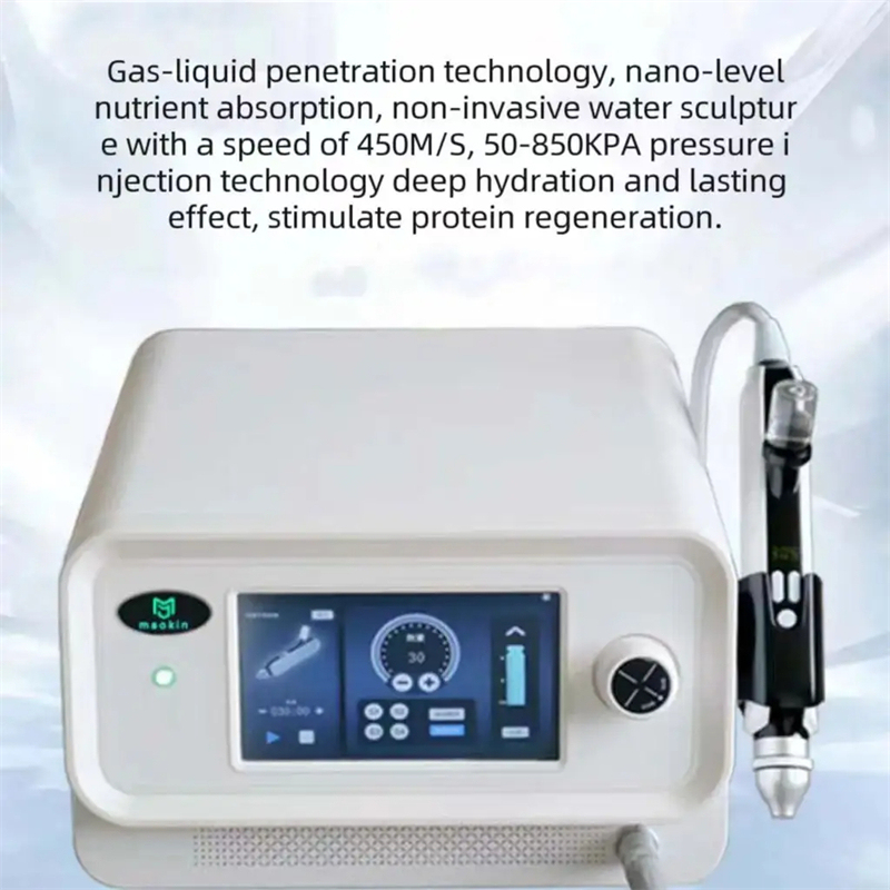 High Pressure Jet Peel Oxygen Water Mesotherapy Facial Machine