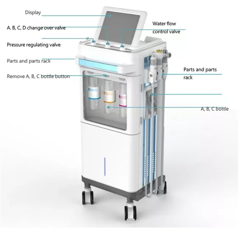 smart ice blue hydrafacial machine