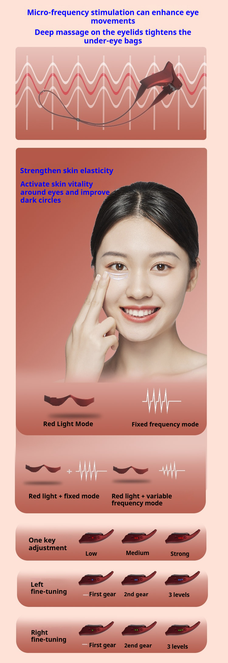 eye rejuvenator microcurrent device