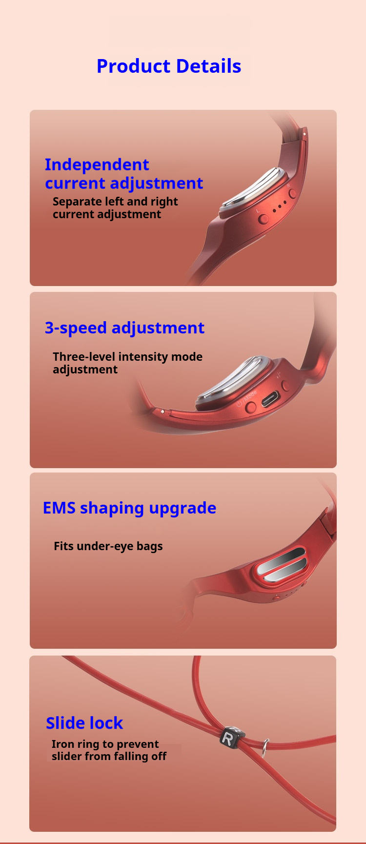 microcurrent device for eyes
