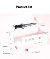 Электрическая УФ-пилочка для ногтей и сушилка для лака 2 в 1