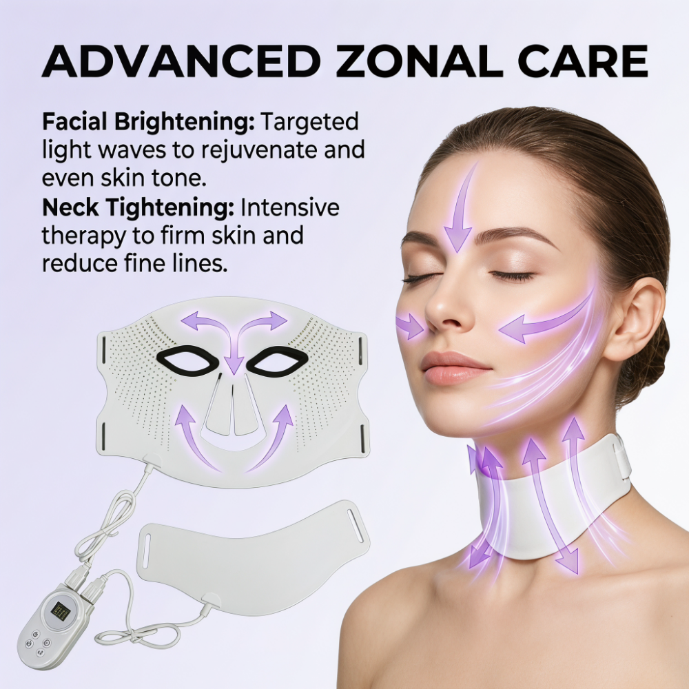 red light mask for face