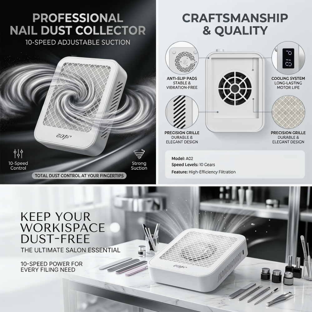 nail dust fan