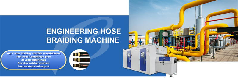 high pressure rubber hose braiding machine