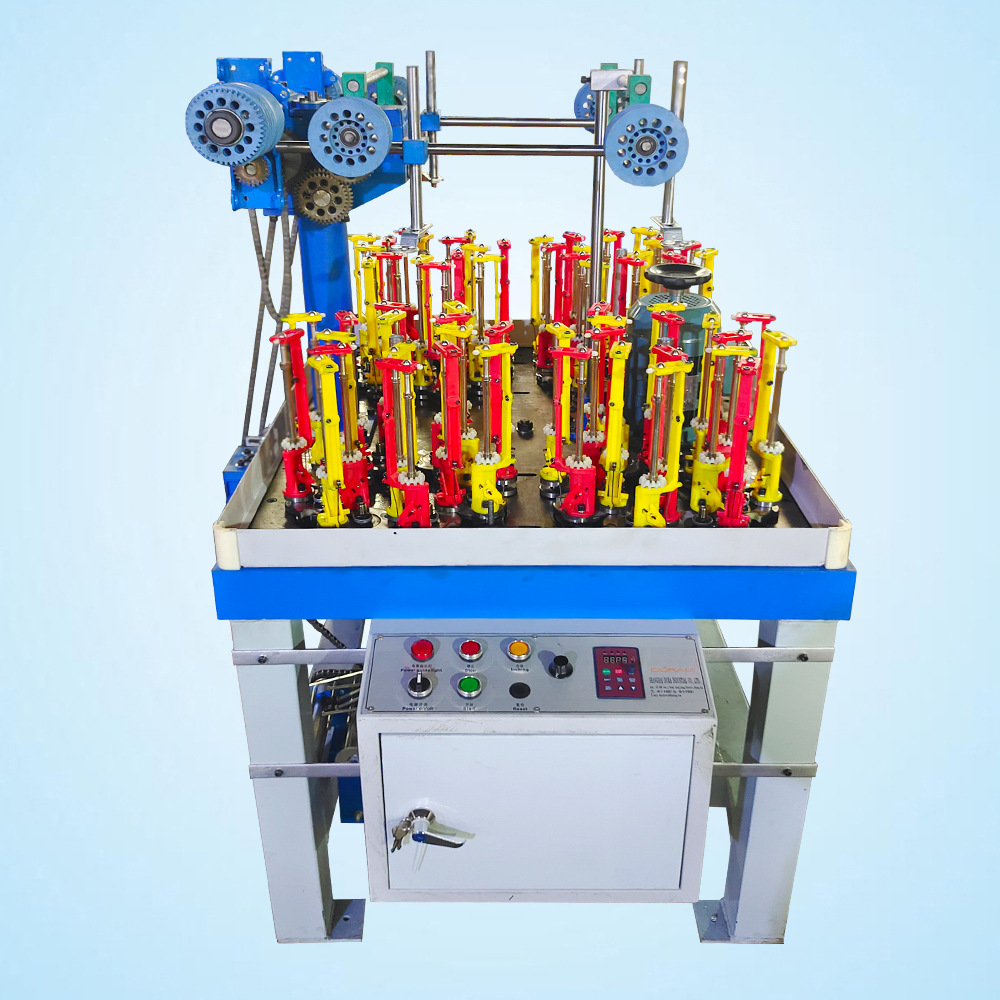 Китай Плетеная машина с 16 шпинделями и 4 головками для металлической оплетки, производитель