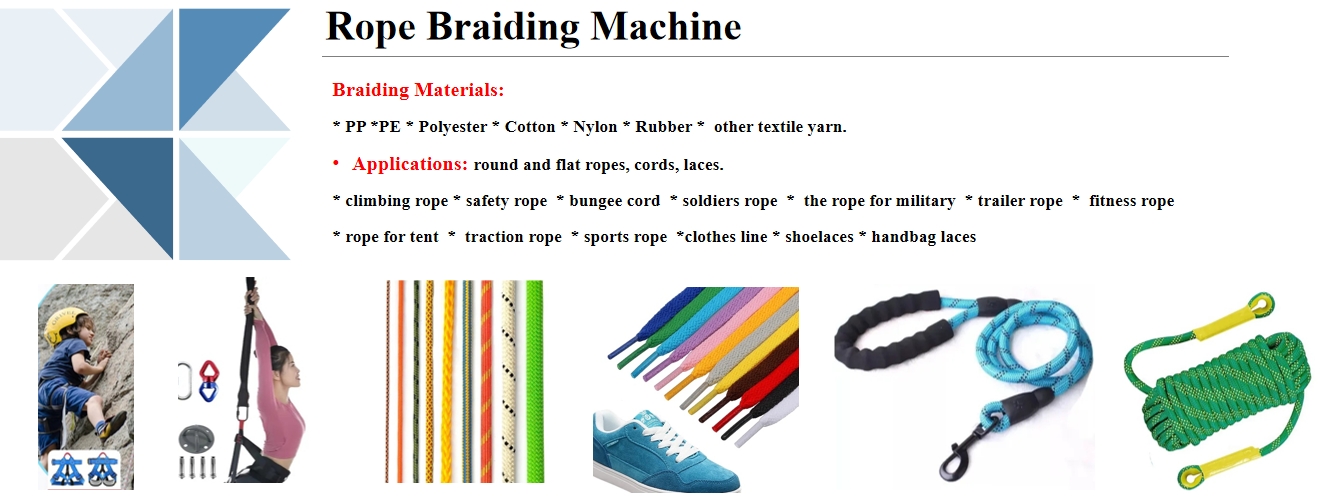 rope and cord braiding machine