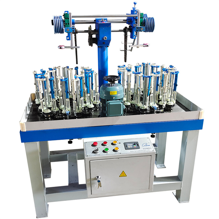 Китай Автоматическая машина для плетения шнура несущей веревки 16 24 48, производитель