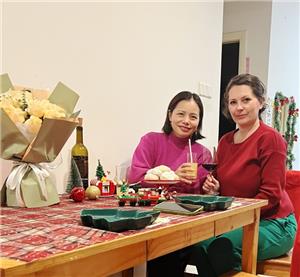 Familienaktivität im neuen Jahr