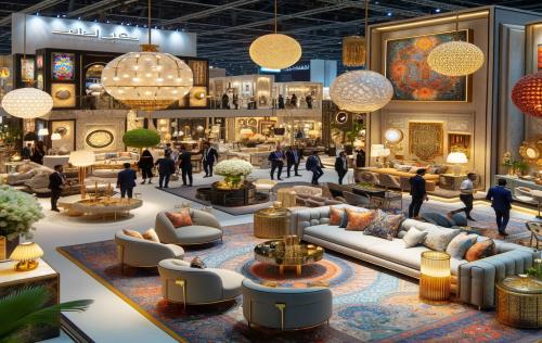La exposición internacional de Dubai muestra las últimas tendencias en muebles y decoración de interiores