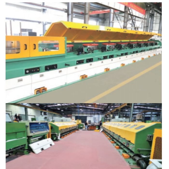 continuous straight silver wire single block solder wire drawing machine