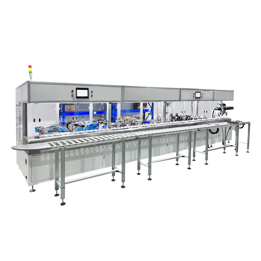 high pressure pipe automatic production line pipe crimping machine