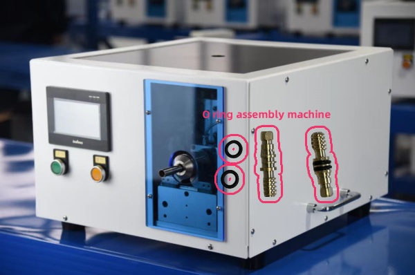 Automatische afdichtingsringmontagemachine - hydraulische koppeling met twee stations