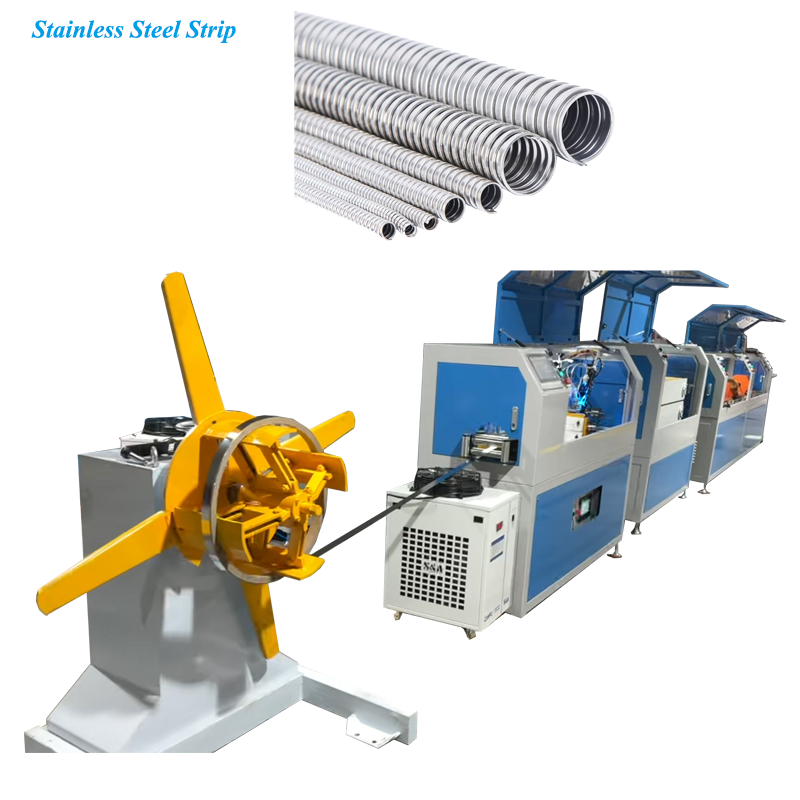 Stainless Steel Corrugated Tube Forming Machine