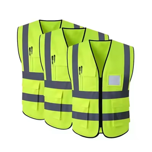 Unisex Reflective Multi-pockets Work Vest