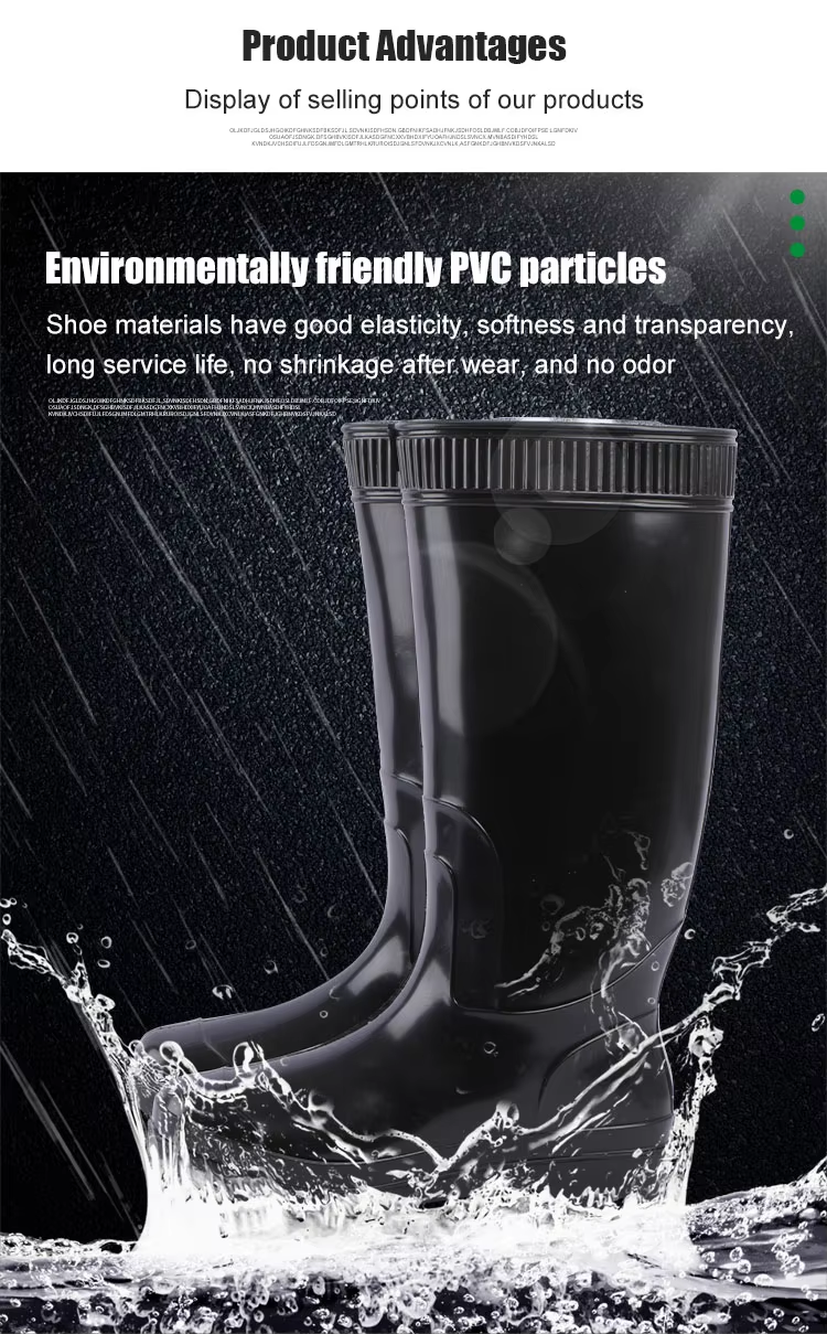 Waterproof pvc rain boots