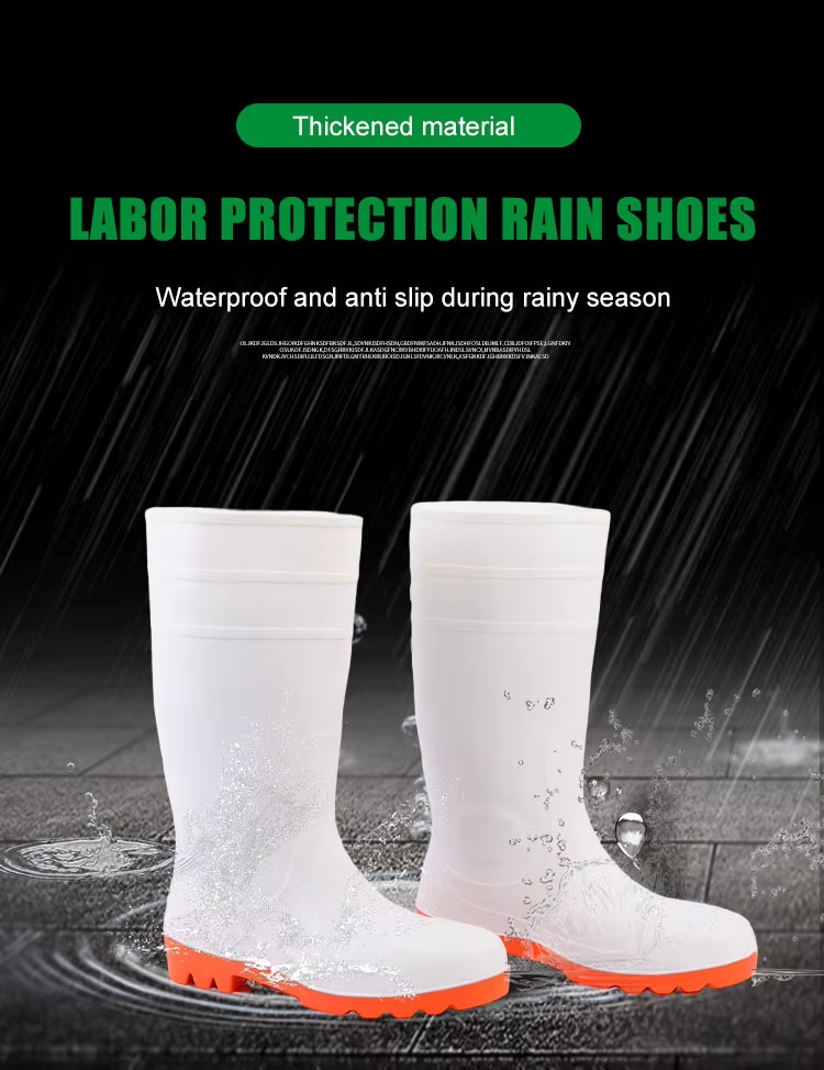 Steel Toe Cap Safety Rubber Boots