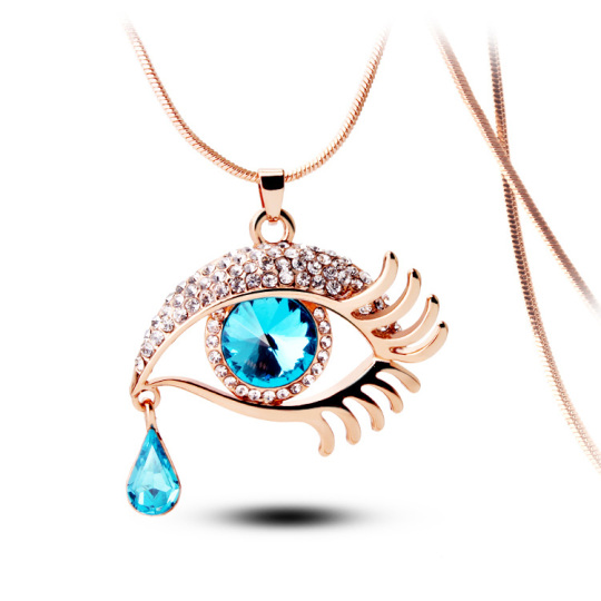 Colier cu pandantiv cu lanț de aur pentru doamne