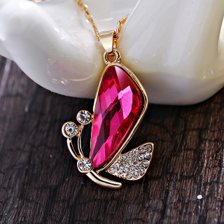 Silver Swarovski Pendant Necklace For Women