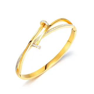 Gelang Bangles Rekaan Gelang Bangle Rose Gold