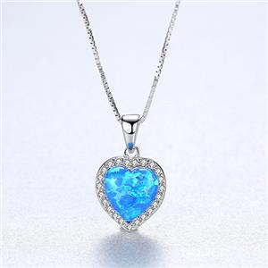 Sterling Silver Heart Locket Necklace