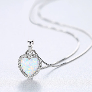 Sterling Silver Heart Locket Necklace