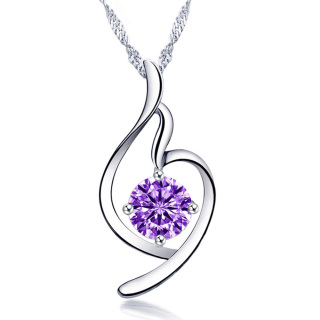 Изумрудено колие с верига от бяло злато