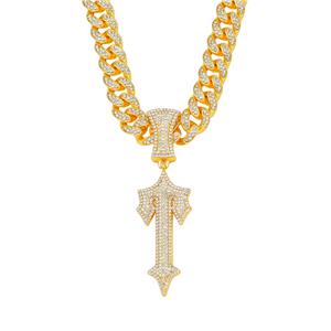 Мужская золотая цепочка с кубинскими звеньями