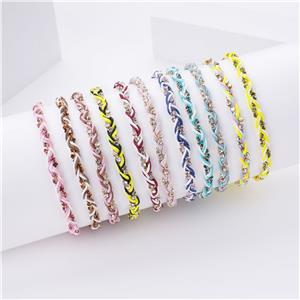 Плетеные браслеты из веревки