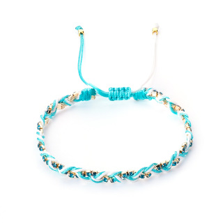 Плетеные браслеты из веревки