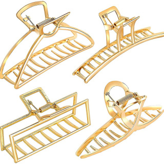 Метални нокти за коса