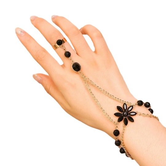 Flower Chrome Hearts Ring Bracelet